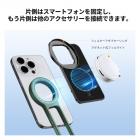 K&F CONCEPT マグネット式スマホ三脚スタンド、23N 強力マグネット搭載ミニ三脚、アルミ合金製ポケットセルフィースティック、iPhone 17 16 15 14 13 12 シリーズ対応マグネット式スマホホルダー（グリーン）