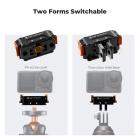 Magnetic Quick Release Adapter Mount for DJI Osmo Action 5 Pro, with 1/4 Screw Hole/Adapter Connection, Aluminum Alloy Bracket Expansion for Osmo Action 4/Action 3 Accessories