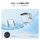 K&F Concept GoPro Hero 13 Black用60M/196FT防水ケース、Go Pro 12/11/10/9 Blackアクセサリー用保護水中ダイビングハウジング、防水アクションカメラシェル
