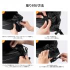 K&Fコンセプトアクションカメラ用オートバイダートバイクヘルメットチンストラップマウント、GoPro Hero 13/12/11/10/9/8/7/6/5/4/DJI Osmo Action 5Pro/4/3/Insta360 X5/X4/X3用ヘルメットホルダーマウントアタッチメント