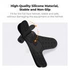 K&F Concept Action Camera Motorcycle Dirt Bike Helmet Chin Strap Mount, Helmet Holder Mounting Attachment for GoPro Hero 13/12/11/10/9/8/7/6/5/4/DJI Osmo Action 5Pro/4/3/Insta360 X5/X4/X3