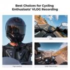 K&F Concept Action Camera Motorcycle Dirt Bike Helmet Chin Strap Mount, Helmet Holder Mounting Attachment for GoPro Hero 13/12/11/10/9/8/7/6/5/4/DJI Osmo Action 5Pro/4/3/Insta360 X5/X4/X3