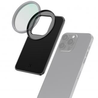 K&F Concept 6.7インチ マグネット式レンズフィルターマウントアダプター iPhoneおよび67mmネジ式フィルターに対応、16/15/14/13/12 Pro Max、16/15/14 Plusに対応（フィルターは付属しません）