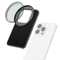 K&F Concept 6.1 inch Magnetic Lens Filter Mount Adapter Compatible with iPhone and 67mm Threaded Filters, Compatible with 16/15/14/13/12, 16/15/14/13/12 Pro (Filter Not Included)