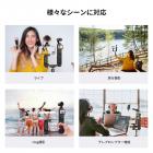 DJI Osmo Pocket 3用電話ホルダー、三脚と延長ロッドと一緒に使用する1/4インチネジ穴付き携帯電話マウント拡張アクセサリー