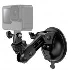 DJI Osmo Pocket 3用吸盤マウント、GoPro Hero 13/12/11/10/9 Black、DJI Osmo Action 3/4/5 Pro、Insta360 X5/X4アクセサリー用カーフロントガラスダッシュマウントホルダー