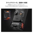 DJI Osmo Pocket 3 Create Combo用クイックリリースアダプターマウント2個パック、アルカスイス規格対応三脚マウント、1/4インチネジ穴/折りたたみ式フィンガー付き、アルミニウム合金ブラケット