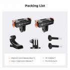 2 Pack Magnetic Quick Release Adapter Mount for DJI Osmo Action 5 Pro, Extension Base Bracket with 1/4