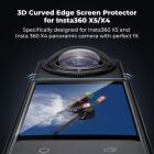 K&F CONCEPT Screen Protector for Insta360 X5, [3 Pack] 9H Hardness Tempered Glass Cover Anti-Scratch Anti-Bubble Anti-Dust LCD Screen Protector Curved Edge Protection for Insta360 X4/X5 Accessories