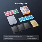 K&F CONCEPT Screen Protector for Insta360 X5, [3 Pack] 9H Hardness Tempered Glass Cover Anti-Scratch Anti-Bubble Anti-Dust LCD Screen Protector Curved Edge Protection for Insta360 X4/X5 Accessories