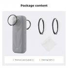 K&F Concept Premium Lens Guards Compatible with Insta360 X5, High Transparency Tempered Optical Glass Lens Protector Cover, Multi-Coated Anti-Scratch Cap Replacement Kit for Insta 360 x5 Accessories