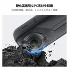 K&F Concept スタンダードレンズガード Insta360 X5 アクセサリー対応、高透明度強化光学ガラスレンズプロテクターカバー、スクリーンプロテクター、傷防止キャップ交換キット