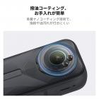 K&F Concept スタンダードレンズガード Insta360 X5 アクセサリー対応、高透明度強化光学ガラスレンズプロテクターカバー、スクリーンプロテクター、傷防止キャップ交換キット