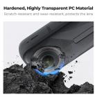 K&F Concept Standard Lens Guards Compatible with Insta360 X5 Accessories, High Transparency Tempered Optical Glass Lens Protector Cover with Screen Protector, Anti-Scratch Cap Replacement Kit