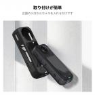 K&F Concept Insta-360 X5用保護ケース、ソフトシリコン製全方位耐衝撃レンズカバー、防水、傷防止、スリムフィット、軽量
