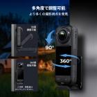 K&F CONCEPT マグネットマウントスタンド Insta360 X5/X4/X3対応、折りたたみ式ハンドヘルドグリップ、1/4インチネジ穴＆アルカタイプベース付き三脚、Go Pro Hero 13/12 Black用アクションカメラマウントベースブラケット