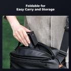 K&F CONCEPT Magnetic Mount Stand Compatible with Insta360 X5/X4/X3, Foldable Handheld Grip with 1/4 Screw Hole & Arca Type Base for Tripod, Action Camera Mount Base Bracket for Go Pro Hero 13/12 Black