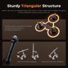 Car Mount for Camera: 3 in 1 Suction Cup Mount Kit 15° Curved Surface Adjustment with Action Camera Extension Pole Adapter Phone Holder Compatible with GoPro Insta360 DJI OSMO K&F CONCEPT