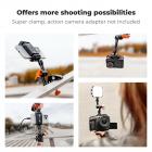 6" Magic Arm Kit 1/4" Screw 360°Ballhead Articulating Mini Arm Mount for Monitor, LED Light, Webcam