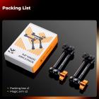 9.8" Magic Arm * 2pcs, 1/4" Screw Camera Mount Arm 360° Ball Heads for DSLRs, Monitor, Flash, LED Light, Microphone, Camera Cage, Action Camera