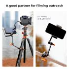 11" Magic Arm 1/4" Screw 360° Ball Heads Articulating Friction Camera Arm Mount for Monitor, LED Light, Webcam, Microphone, Camera Cage