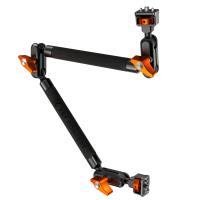 22" Magic Arm, Overhead Desk Camera Arm Mount, Long Articulating Friction Boom Arm for Phone, Action Camera, LED Light, Microphone K&F CONCEPT