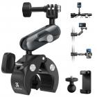 Super Clamp Camera Mount with 360° Dual Ball Head, Bike/Bicycle/Motorcycle Handlebar Mount K&F CONCEPT