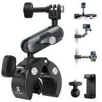 Super Clamp Camera Mount with 360° Dual Ball Head, Bike/Bicycle/Motorcycle Handlebar Mount K&F CONCEPT