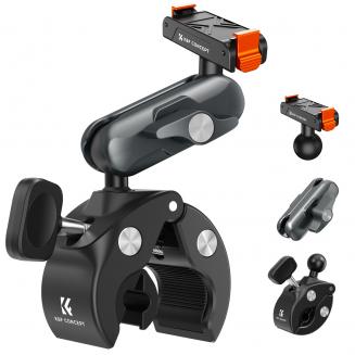 Quick Release Clamp Mount, Bike Motorcycle Handlebar Roll Bar Tube Clip Holder Attach Accessories K&F CONCEPT