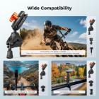 Handlebar Bike Motorcycle Mount with 360° Dual Ball Head, Camera Clamp Mount Compatible with Hero 13/12/11/10, Osmo Action 6 5 4 Pro, 360 X5 X4 and Smartphones K&F CONCEPT