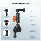 Handlebar Bike Motorcycle Mount with 360° Dual Ball Head, Camera Clamp Mount Compatible with Hero 13/12/11/10, Osmo Action 6 5 4 Pro, 360 X5 X4 and Smartphones K&F CONCEPT