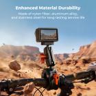 K&F CONCEPT Motorcycle Bike Clamp Mount Quick Release Compatible with DJI