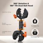 K&F CONCEPT Bike Handlebar Mount for Action Camera
