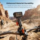 K&F CONCEPT Motorcycle Bike Clamp Mount Compatible with DJI Action 6
