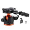 K&F CONCEPT 36mm Tripod Ball Head, 8kg Heavy Duty Head with Detachable Handle & Tilt Limiter, Arca Swiss Ball Head Mount with Quick Release + 360° Panoramic for Mirrorless Cameras and DSLRs