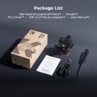 K&F CONCEPT 36mm Tripod Ball Head, 8kg Heavy Duty Head with Detachable Handle & Tilt Limiter, Arca Swiss Ball Head Mount with Quick Release + 360° Panoramic for Mirrorless Cameras and DSLRs