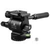 K&F CONCEPT Metal Fluid Head for Tripod, 3kg/6.6lbs Camera Fluid Head with Removable Handle, 360° Smooth Pan, -70° to +90° Tilt, for DSLR & Mirrorless Cameras