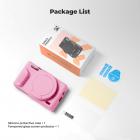 Canon G7X III Silicone Protective Case with Screen Protector Set, Anti-Scratch Shockproof Soft Skin Pink