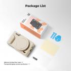 Canon G7X III Silicone Protective Case with Screen Protector Set, Anti-Scratch Shockproof Soft Skin Beige