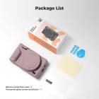 Canon G7X III Silicone Protective Case with Screen Protector Set, Anti-Scratch Shockproof Soft Skin Purple