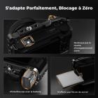 Cage complète pour caméra Sony ZV-E10 II, support vidéo léger en aluminium avec base à dégagement rapide Arca-Swiss et griffe porte-accessoires