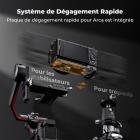 Cage complète pour caméra Sony ZV-E10 II, support vidéo léger en aluminium avec base à dégagement rapide Arca-Swiss et griffe porte-accessoires