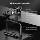 Full Camera Cage for Sony ZV-E10 II, Lightweight Aluminum Video Rig with Arca-Swiss Quick Release Base & Cold Shoe Mount