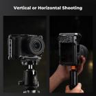 Full Camera Cage for Sony ZV-E10 II, Lightweight Aluminum Video Rig with Arca-Swiss Quick Release Base & Cold Shoe Mount