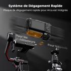 Cage complète pour caméra Sony ZV-E1, support vidéo léger en aluminium avec base à dégagement rapide Arca-Swiss et griffe porte-accessoires