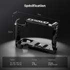 Cage complète pour caméra Sony ZV-E1, support vidéo léger en aluminium avec base à dégagement rapide Arca-Swiss et griffe porte-accessoires