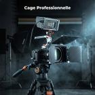 Cage complète pour caméra Sony ZV-E1, support vidéo léger en aluminium avec base à dégagement rapide Arca-Swiss et griffe porte-accessoires