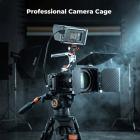 Full Camera Cage for Sony ZV-E1, Lightweight Aluminum Video Rig with Arca-Swiss Quick Release Base & Cold Shoe Mount