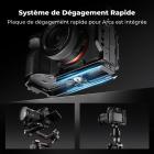 Cage complète pour appareil photo Sony Alpha 7, support vidéo léger en aluminium avec base à dégagement rapide Arca-Swiss et griffe porte-accessoires