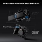 Gabbia completa per fotocamera Sony Alpha 7, rig video leggero in alluminio con base a sgancio rapido Arca-Swiss e attacco a slitta.